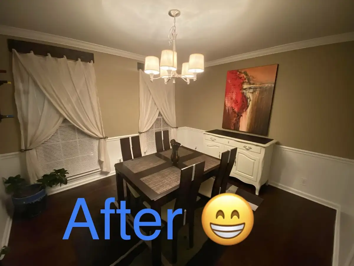 Professional dining room restoration after water damage in Hollins
