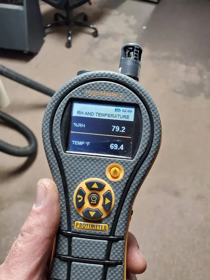 Moisture meter humidity assessment for Fire & Smoke Damage Restoration in Hollins